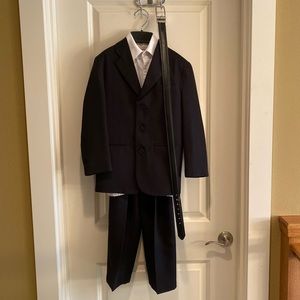 4 Piece Boys Dockers Black Suit Set